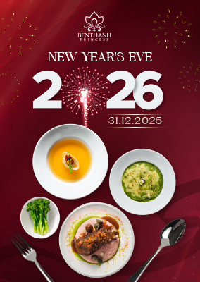 New Year's Eve 2026 - Tiệc tối Giao Thừa & Trình diễn pháo hoa