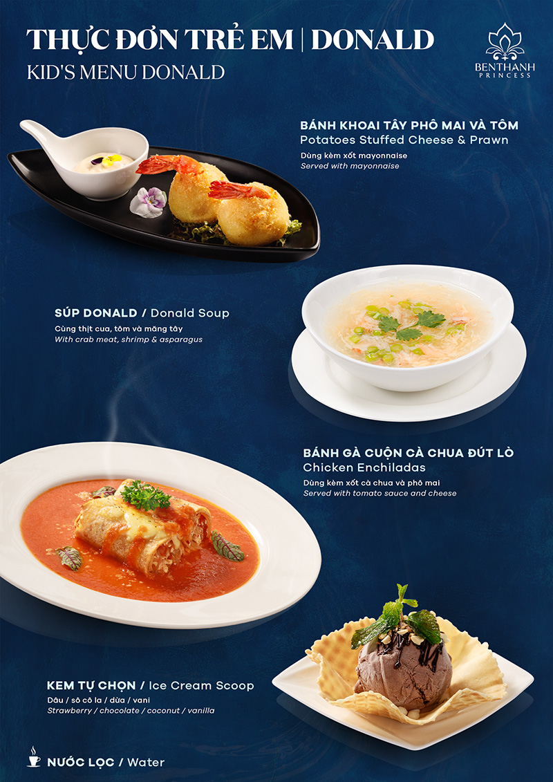 Thực đơn trẻ em Donald