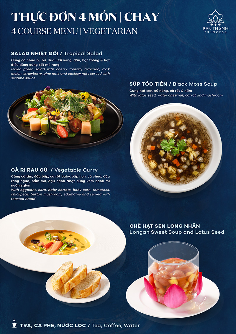 Thực đơn Chay 4 món