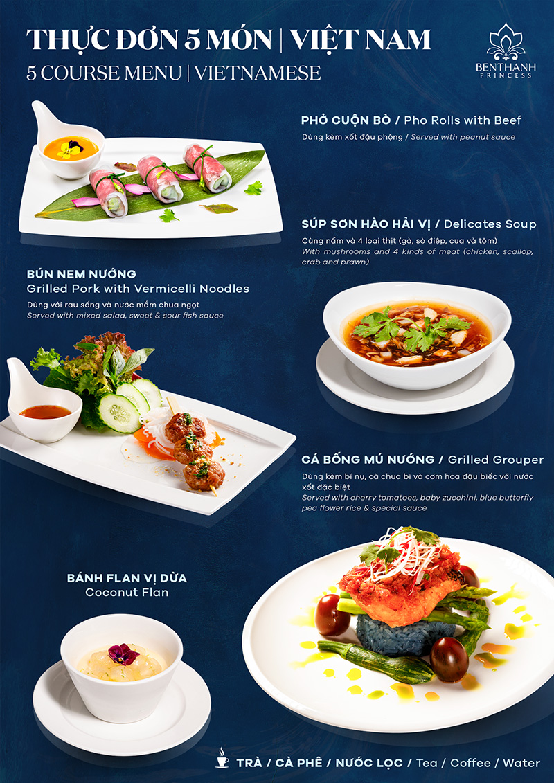 Thực đơn Việt Nam 5 món